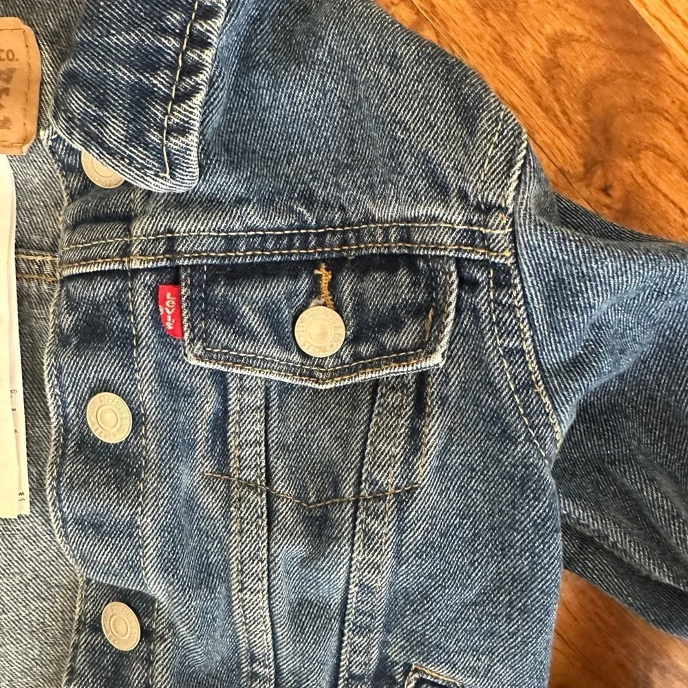 Levi's Kids Blue Jean Jacket Classic Denim Style sz: Medium